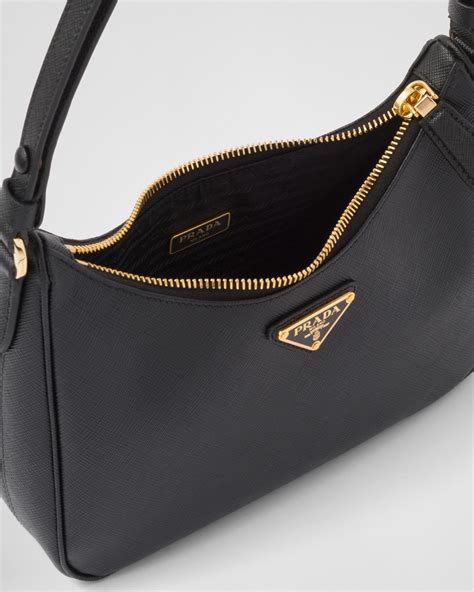 prada re-edition saffiano leather mini bag